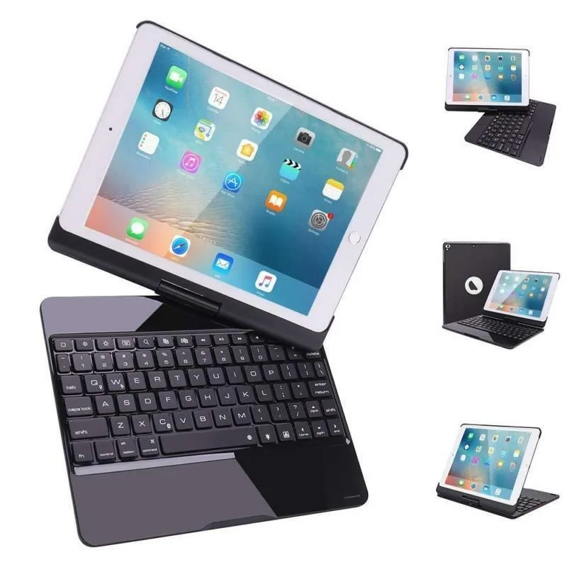 7 цветов Backlits Клавиатура чехол Алюминий Обложка для ipad Pro 10 5 &quotдля Air 1 2 Mini 3 4 9