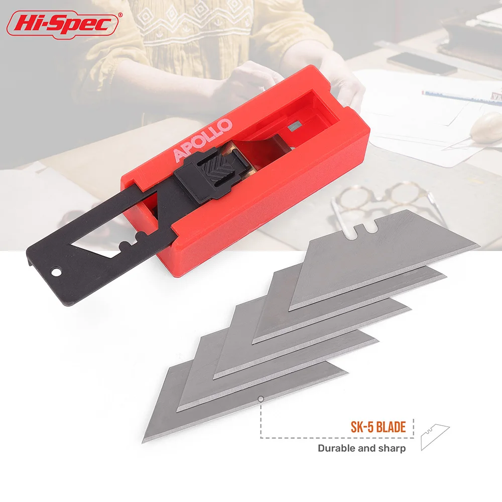 Hi Spec 5 пьезас SK5 материал трапециевидный Acero inoxidible para cuchillos cortador de papel agujero