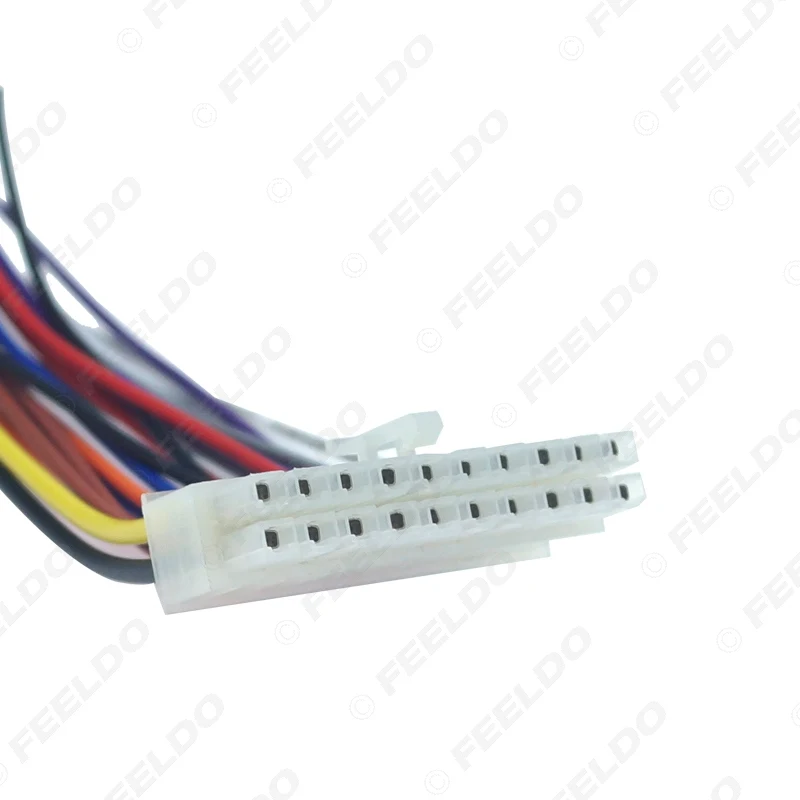 20Pin Универсальный автомобильный разъем жгута проводов 4Pin/6/8Pin/10/12Pin/14/16Pin/18/20Pin/22/24Pin в автомобиле DVD проигрыватель компакт-дисков Радио стерео штекер провода ада - Название цвета: 20Pin