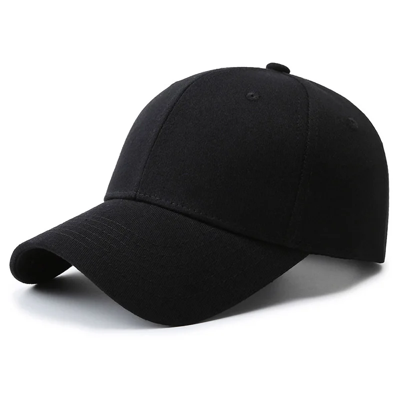 

Black baseball cap hat solid color elastic cap fit sports and leisure hip-hop old hat men and women unisex hat hat