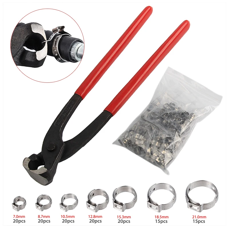 130 шт. зажимы для шланга из нержавеющей стали 6 21 мм|Крепления| |