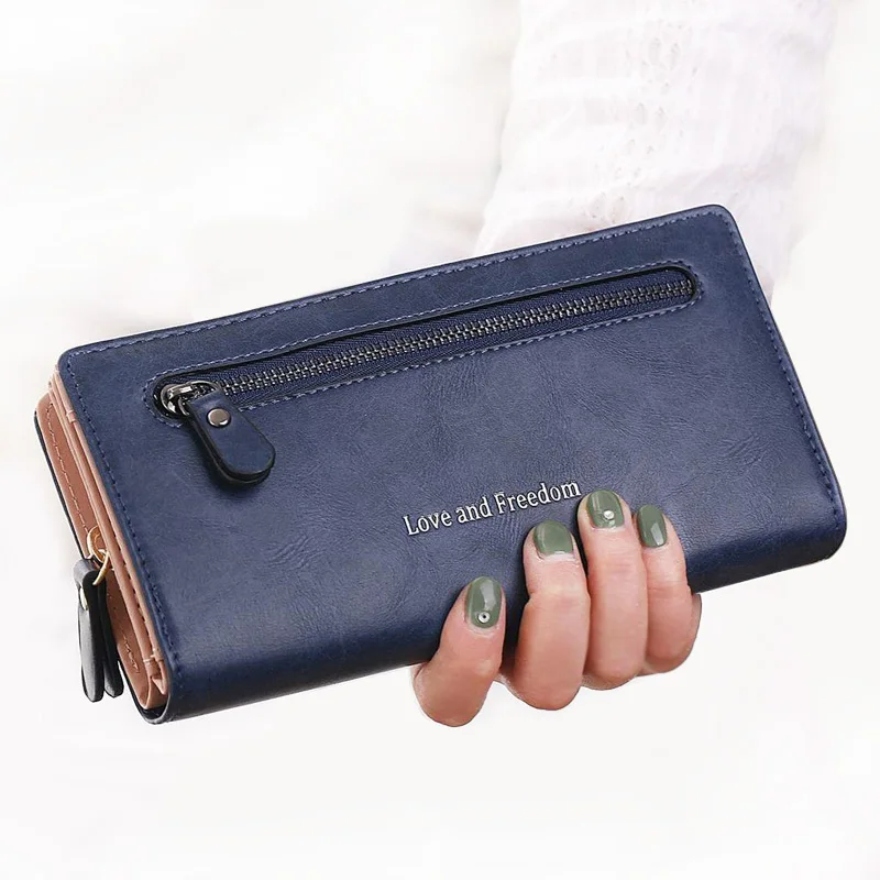 

Luxary Women Wallets Card Holder Fashion Lady Purses Handbags Money Coin Purse Woman Clutch Long Zipper Wallet Burse Bags Pocket