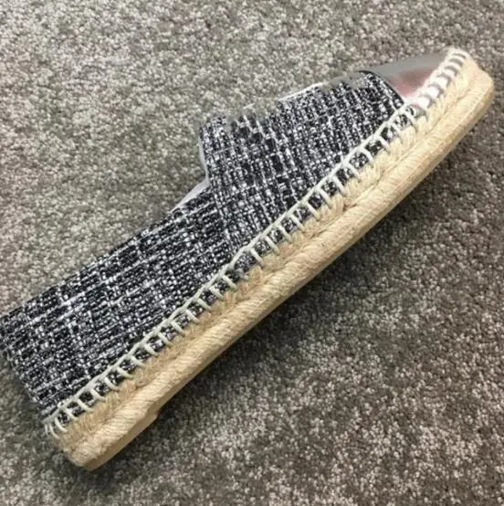 

New High-quality Classic Espadrilles, Paired with Brand Design Goatskin Comfort Flat Fisherman Woman Shoes Flat Shoes