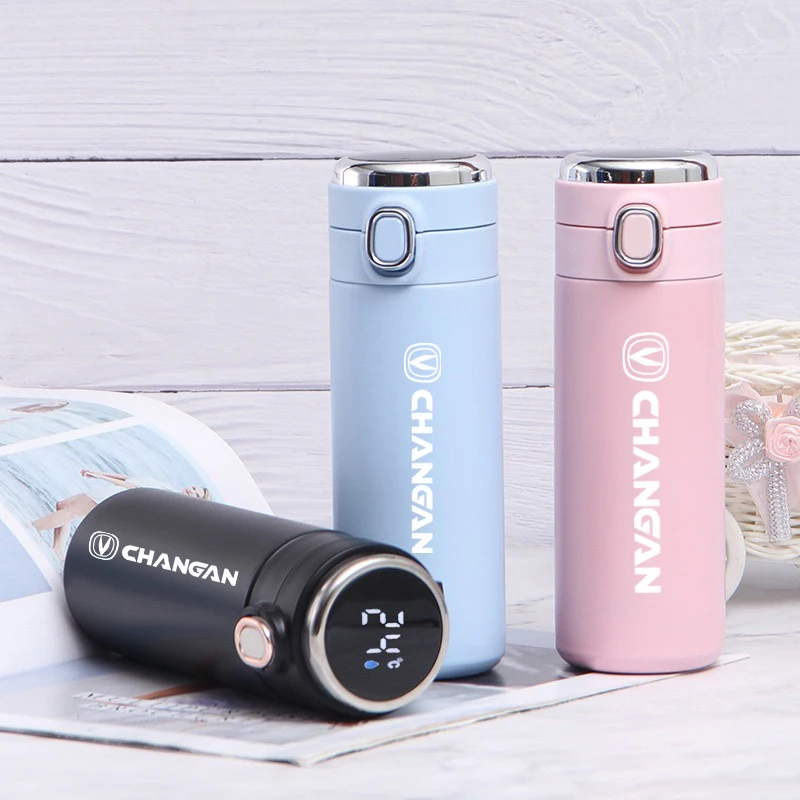 

For Citroen DS SPIRIT DS3 DS4 DS4S DS5 DS 5LS DS6 DS7 420ML Intelligent Temperature Display Stainless Steel Vacuum Water Cup
