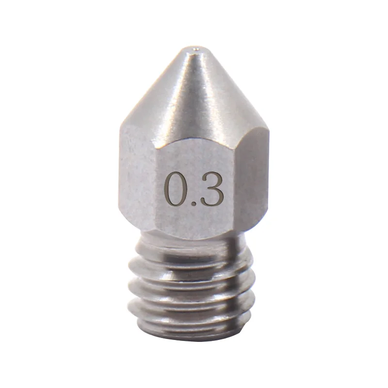 Острые сопла MK8 из нержавеющей стали для 3D принтера MK Micro Swiss Creality CR 10 Ender 3 Ender4 CraftBot