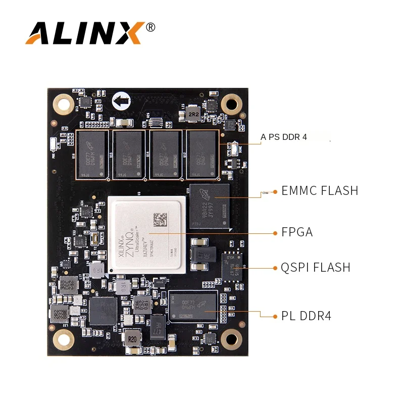 FPGA Core Board Alinx Xilinx Zynq UltraScale + MPSoC AI промышленного класса Zu4ev Acu4ev Acu5ev | Электроника