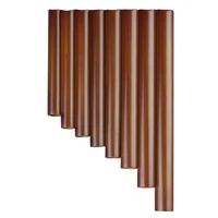 8 pipes g key pan flute high quality pan pipes woodwind instrument chinese traditional musical instrument brown bamboo pan flute