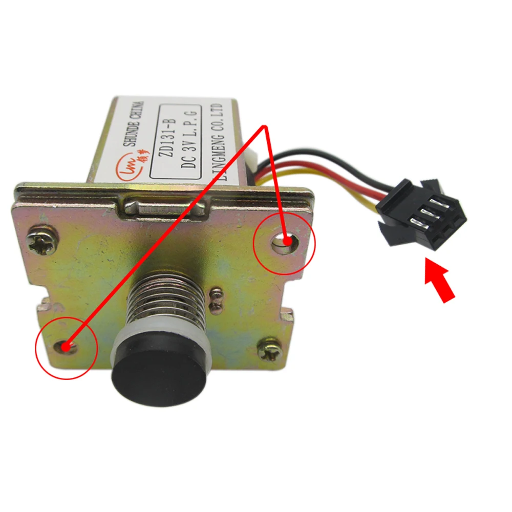 ZD131 Универсальный Соленоидный клапан для газового водонагревателя 3 в аксессуары