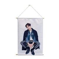 got7 wang jiaer cloth painting star real person same surrounding creative student dormitory decor painting hanging pictures