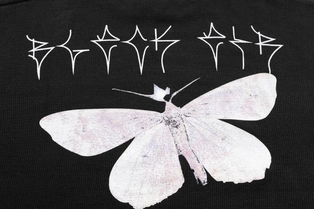

Hip Hop Streetwear Mens Knitted Sweater Autumn Winter Harajuku Butterfly Boy Sweater Oversize Cotton Loose Pullover Man w2049