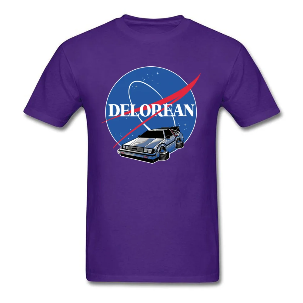 DELOREAN SPACE CCCP футболки Назад в будущее SpaceX Galaxy автомобиль фургон Мужская крутая