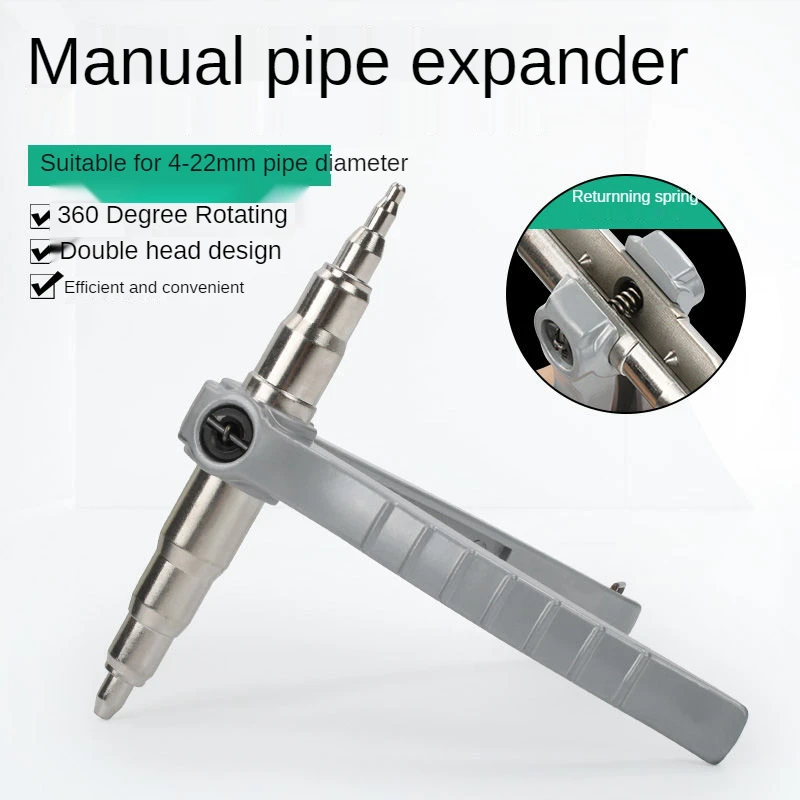 Copper Pipe Tube Expander Mandrel Manual Expanding Tool Pipe Swaging Tool Air Conditioner Refrigeration Install Maintain Repair