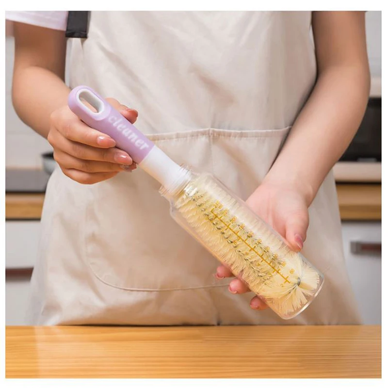 Щетка для чашки щетка чистки стекла с длинной ручкой бокалов бутылок стеклянная