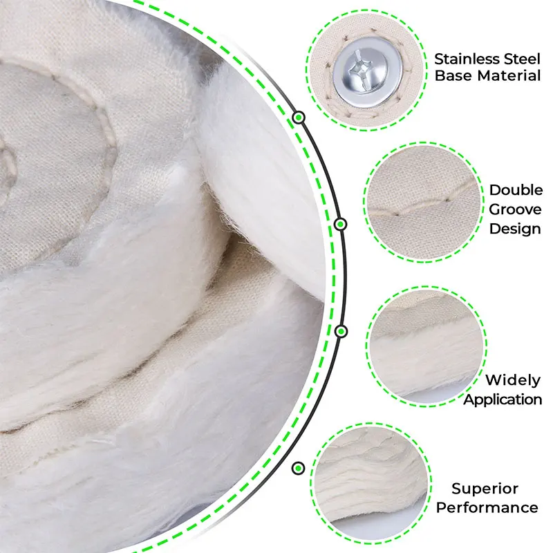 9 шт. Полировка колеса комплект шерстяное полировочное колесо Rouge соединение бары