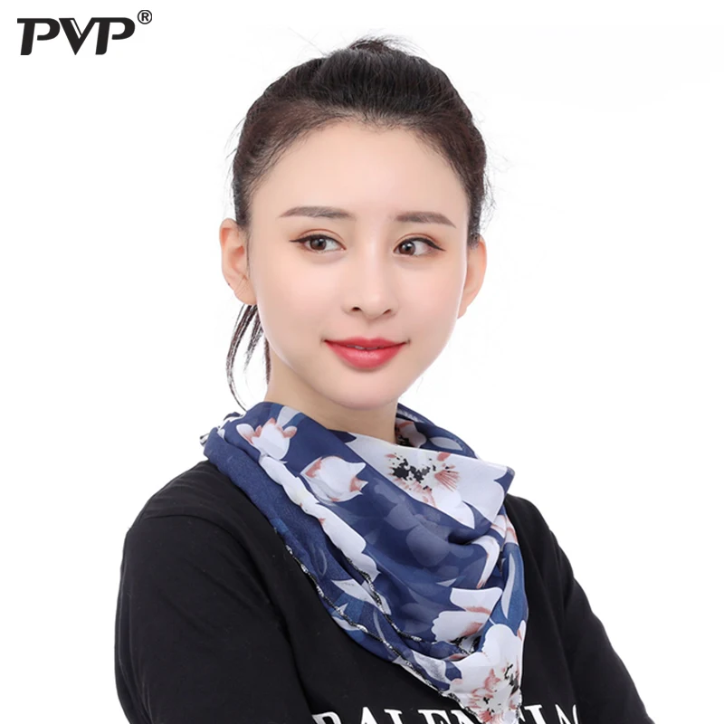 PVP 1 шт. солнцезащитный крем треугольный шарф маска для шеи женщина Лето Защита от