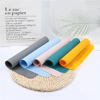 5 color pure color silicone mat diy fondant sugarcraft rectangle shape hand made paste cupcake topper 100 food grade making