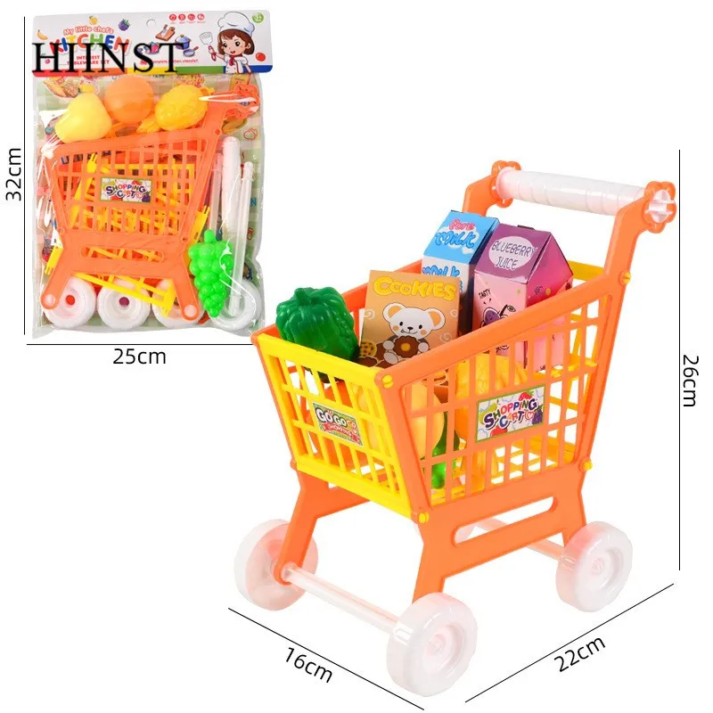 Детские игрушки фрукты и овощи набор для покупок автомобиль девочек детские