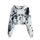 Куртка Женская с капюшоном, интересный принт, повседневная фуфайка с длинным рукавом, быстрая доставка