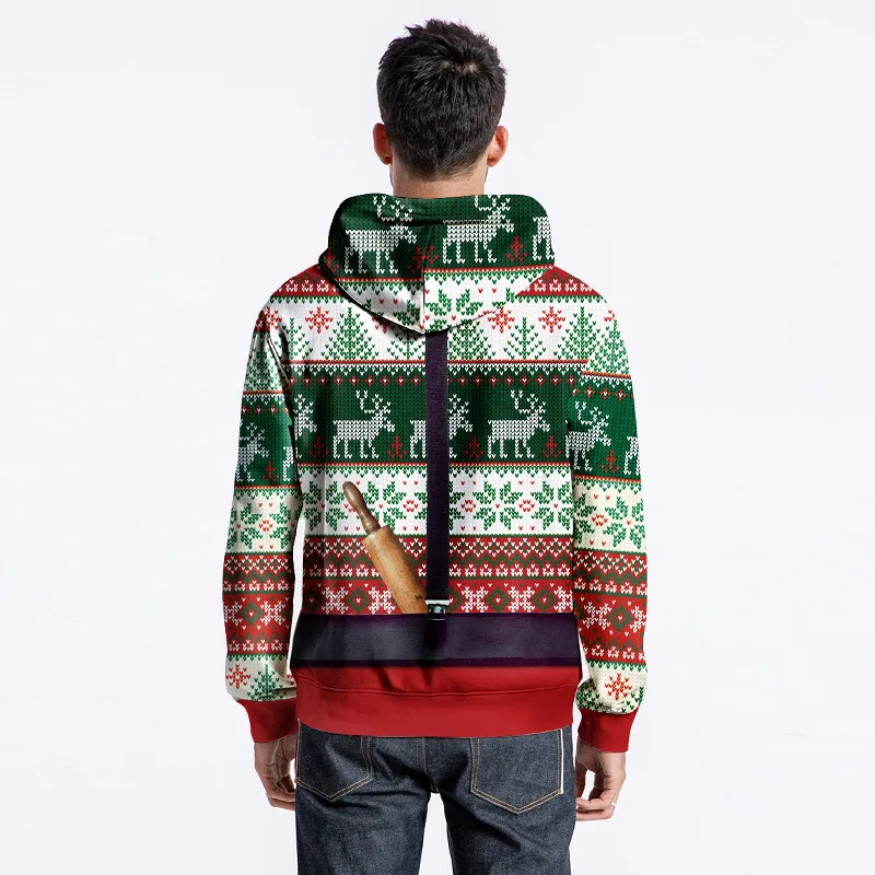 Рождественский комбинезон из двух предметов с капюшоном и длинным рукавом |