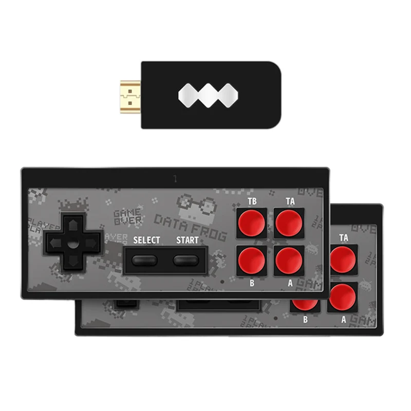 Данных лягушка USB беспроводной портативный ТВ Видео игровая консоль встроенный в 568 Классическая игра 8 бит мини видео консоль Поддержка HDMI выход
