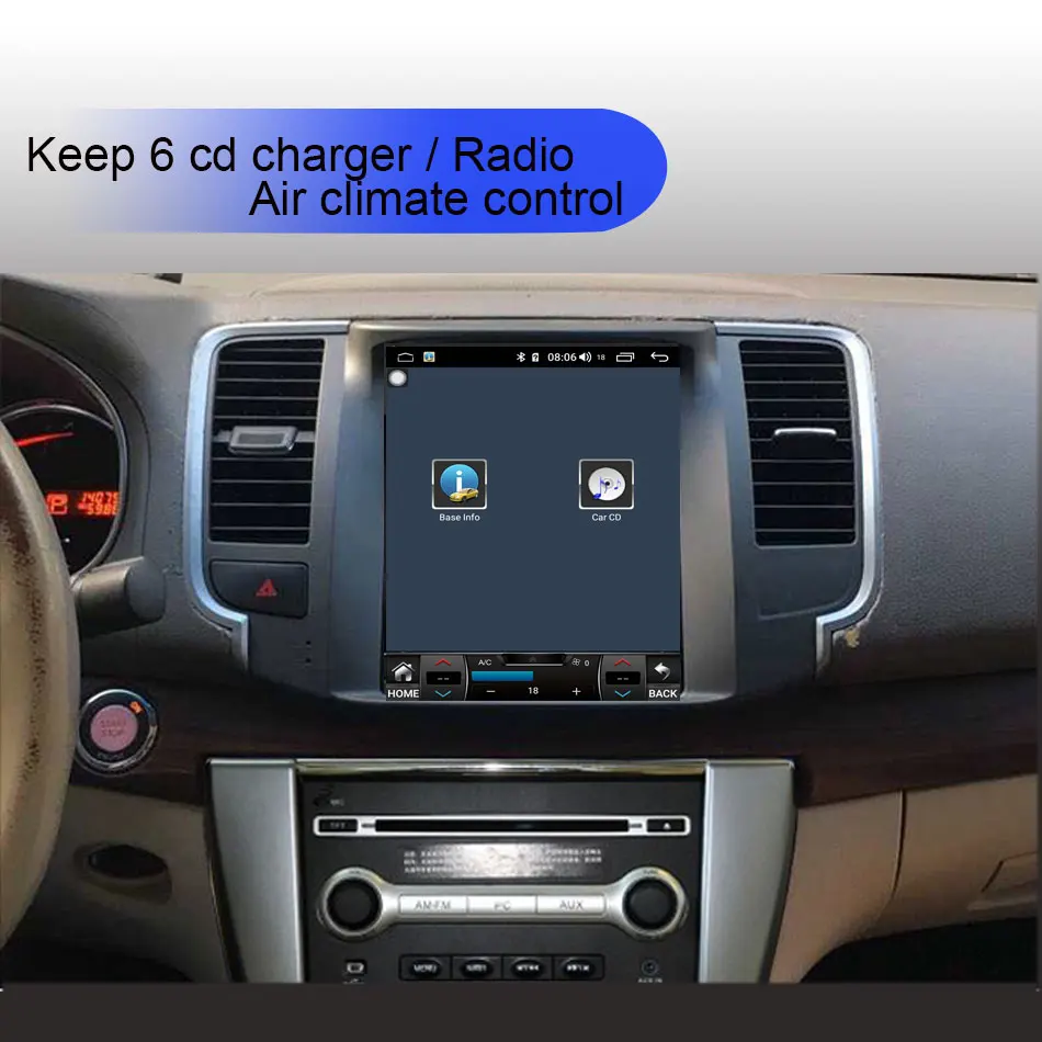 

for 08-13 Nissan Teana car intelligent multimedia video player Teana J32 GPS navigation radio CD player 4G version Android 10.0