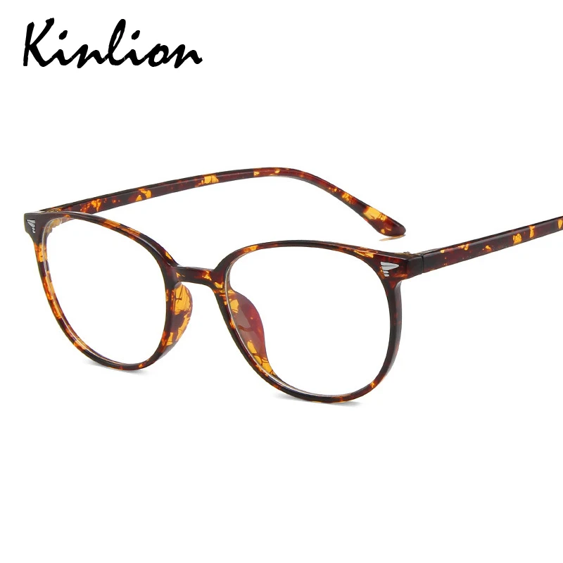 Kinlion, Ретро стиль, круглые очки, оправа для женщин, близорукость, прозрачные очки, оправа, оптическая, для студентов, по рецепту, мужские очки, оправа
