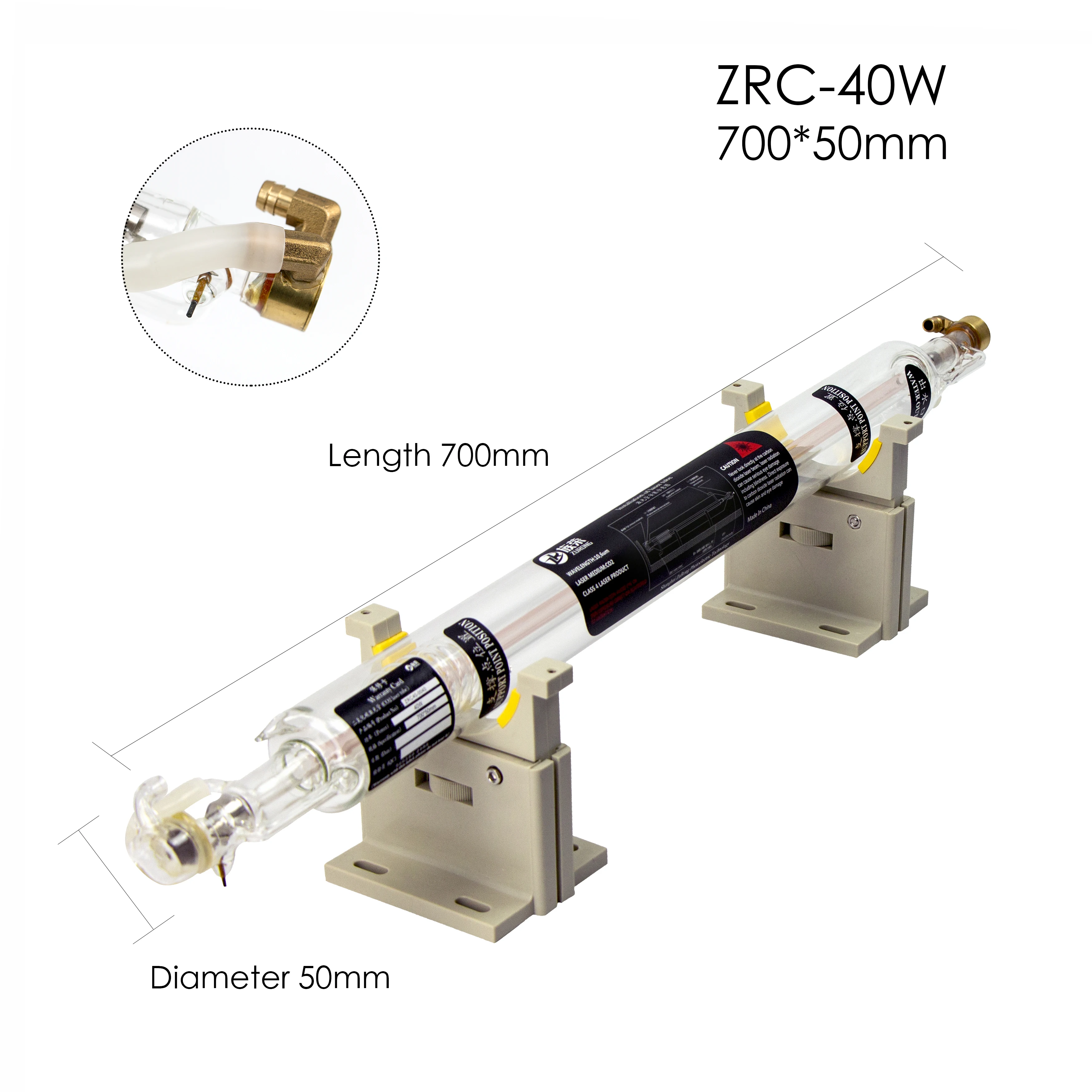 Shzr лазерная трубка заводская цена Co2 700 мм 40 Вт стеклянная лампа|tube laser|tube laser co2tube co2