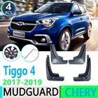 Для Chery Tiggo 4 Tiggo4 5X 2017 2018 2019 4 шт. крыло для автомобиля Брызговики автомобильные аксессуары