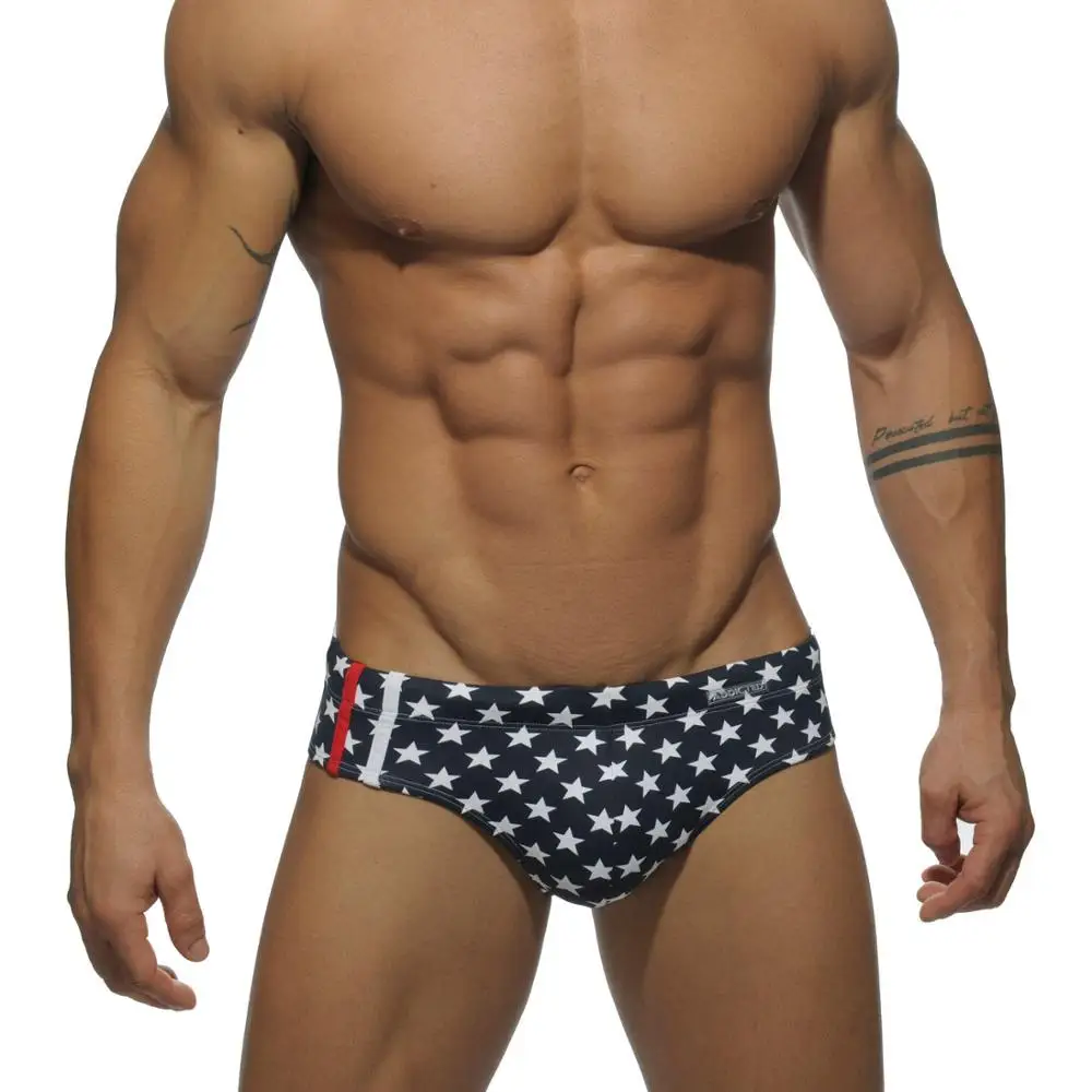 

Men's Bathing Suit 2020 Fashion Mens Swim Shorts Print Swimwear Quick-Drying Swimming Trunks Breathable Swimsuit Men Briefs