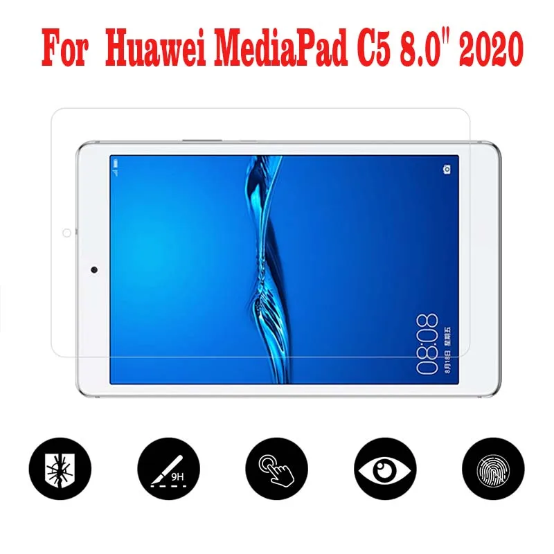 Закаленное стекло для Huawei MediaPad C5 8 0 &quot2020 защитная пленка 9H протектор экрана