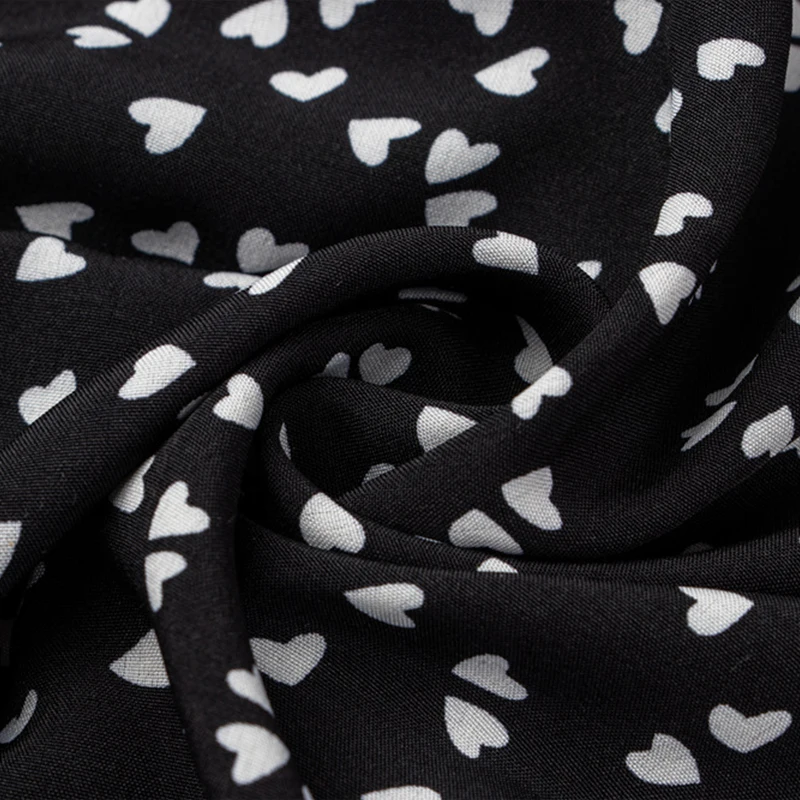 

Fashion Puff Sleeve Blouse Women Spring Summer Single Breasted Bandage Chiffon Shirt Top Love Pattern Blouse for Women 2021 New