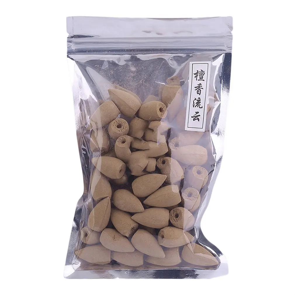 50 шт. пуля обратного потока благовоний башня из сандалового дерева благовония