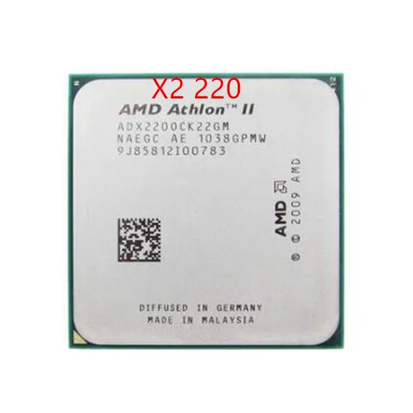 free shipping Athlon II X2 220 CPU 2.8GHz 2MB L2 cache Dual-Core Socket AM3 PGA938 Desktop | Компьютеры и офис