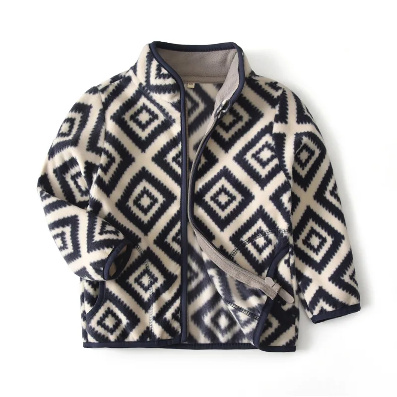 Детская клетчатая куртка с длинным рукавом|Шерсть и сочетания| |