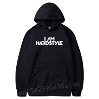 i am hardstyle men hoodie music defqon hardcore dance dj techno club party edm hoodies autumn print tops hooded coat