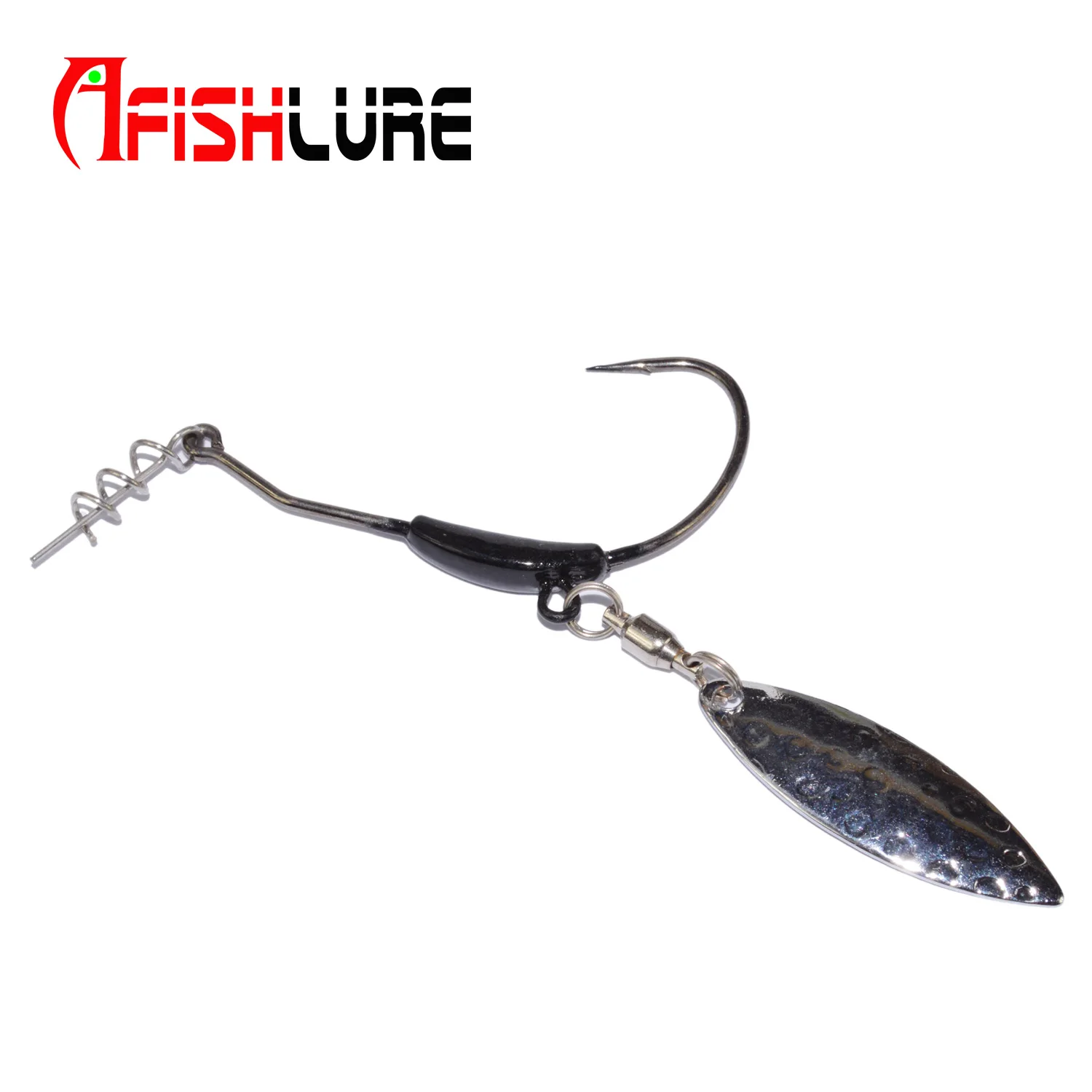 

AH01 High Carbon Steel Hooks Fishing Hooks Lead Crank Hooks for Soft Lure Wracky Fishing Hooks Spinner Bait Pike Tackle