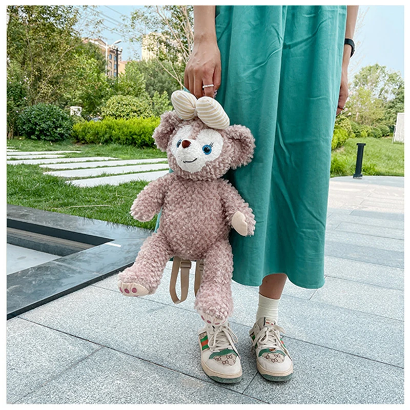 50 см милый плюшевый мишка Mochila животное мягкий рюкзак для девушки модное дикое