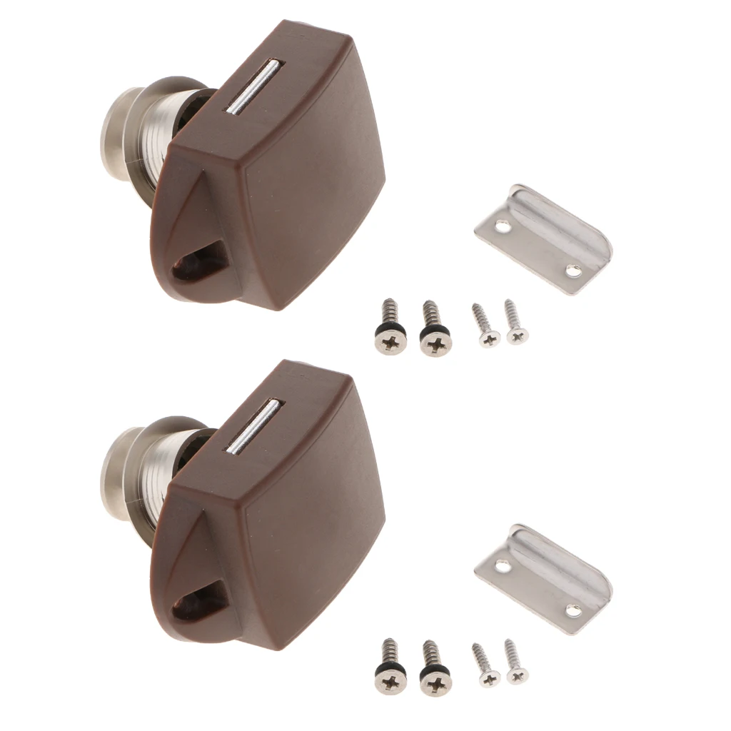 2 шт. кнопочный замок без ключа для яхты Rv ящика шкафа | Автомобили и мотоциклы