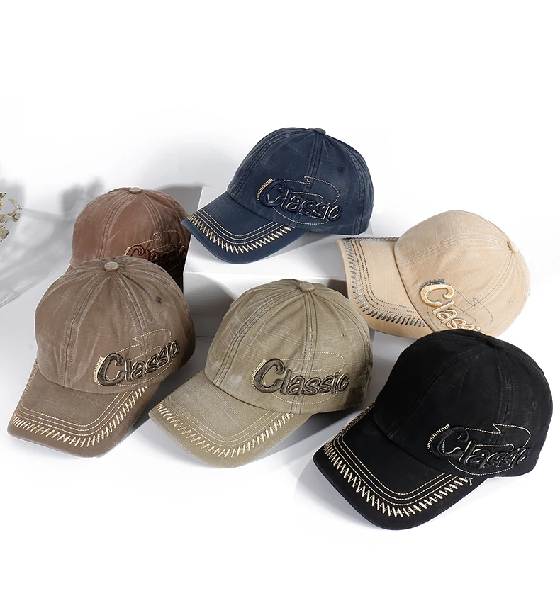 Gauter модная бейсбольная кепка в стиле хип хоп Archaize цвета для мужчин хлопковая