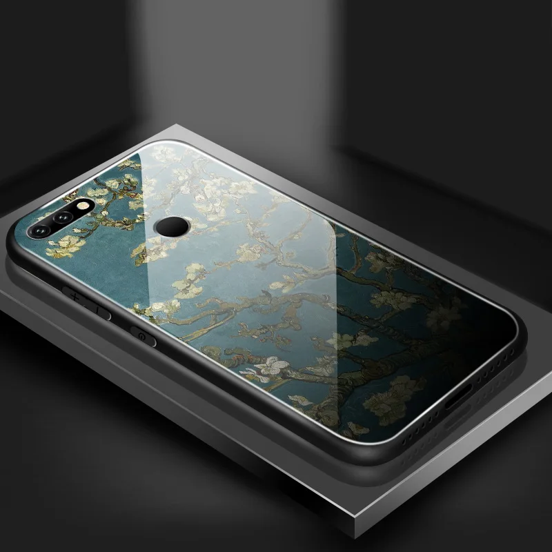 Чехол для телефона для Huawei Honor 6X 7A 7C 9Lite 7X 8A 8X ТПУ закаленное Стекло крышка Y6 Y9 Y7 премьер-профессионал Magic2 модная сумочка