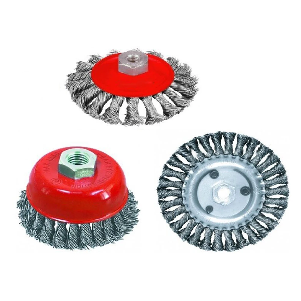 

Replacement Steel Wire Brush Part 115/100/65mm M14*2 Round High quality