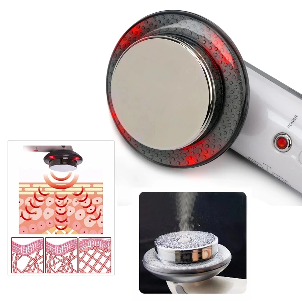 Koop Echografie Cavitatie Ems Lichaam Vermagering Massager Brander Machine Galvanische Infrarood Facial Lifting Ultrasone Gewichtsverlies