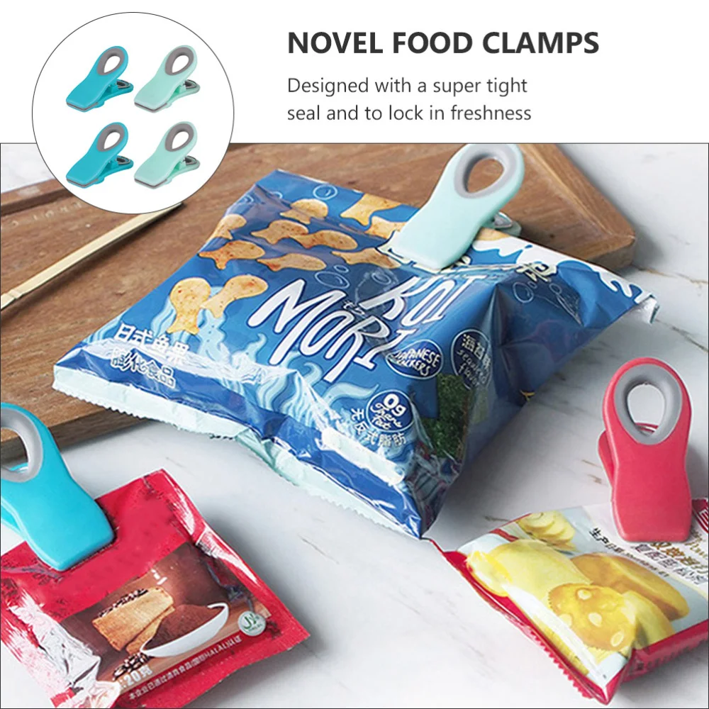 

1 Set Durable Moisture-proof Clips Dust-proof Clips Practical Bag Clips