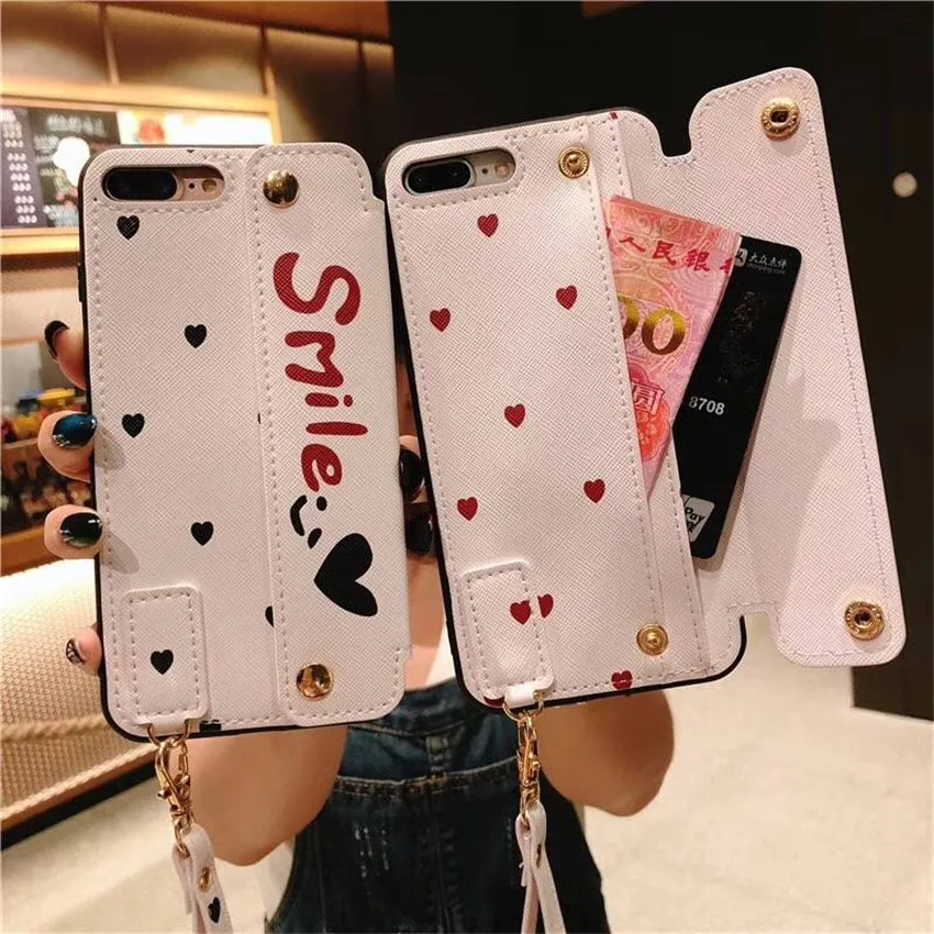 Модный кожаный чехол для OPPO R11 R15 R9S Plus держатель карт бумажник телефона Iphone 6s 7Plus XS