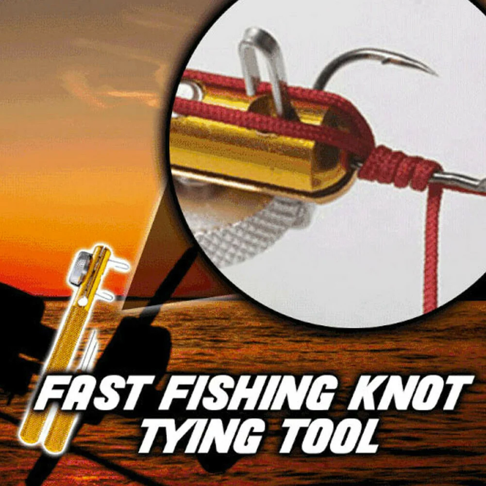 

Practical Knot Line Tying Knotting Tool Manual Portable Fast Fishing Supplies Accessories SM