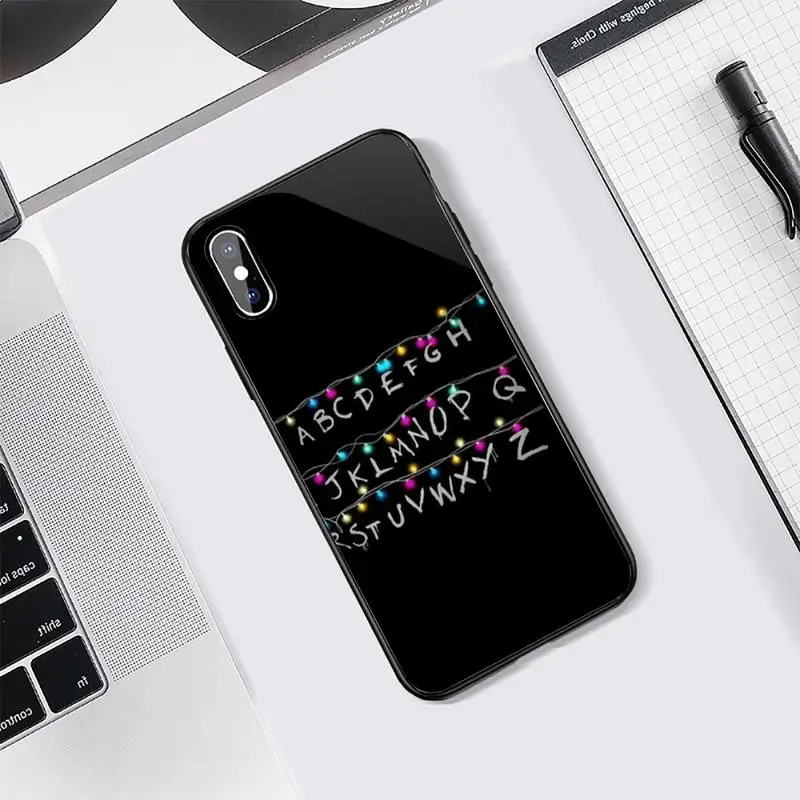 

cosas gratis Stranger things Phone Cases Tempered glass For iphone 5C 6 6S 7 8 plus X XS XR 11 PRO MAX