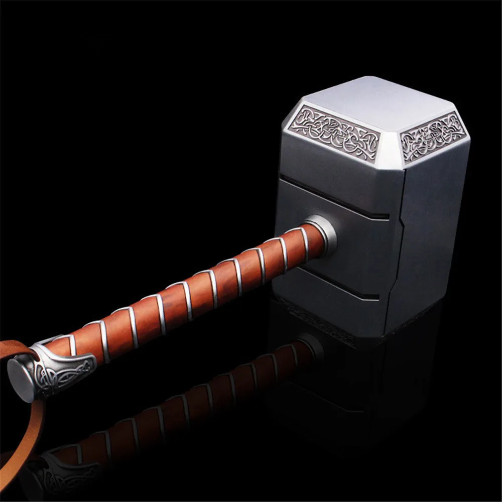 1:1 весы Мстители Thor Arms Mjolnir фигурка куклы игрушки полностью металлическая статуя