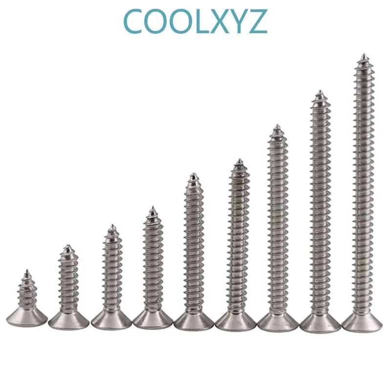 CoolXYZ саморезы с потайной головкой M3.5M4M5M6 316 из нержавеющей стали KA phillips плоские