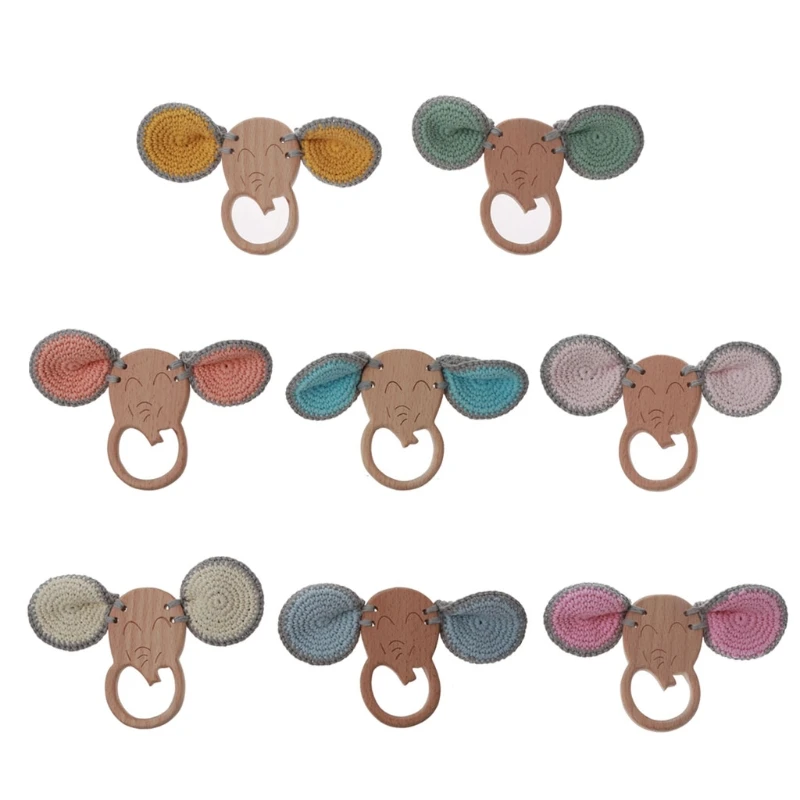 

1 шт Детские грызунки из бука деревянная погремушка ручной прорезывания зубов деревянные игрушки могут жевательная игрушка тренажерный за...