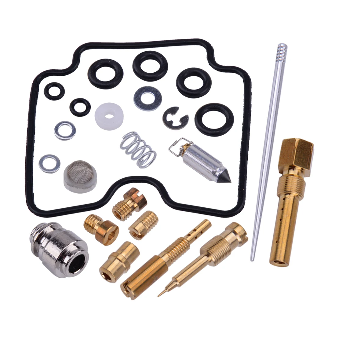 

Мотоциклетный Карбюратор Carb Rebuild Repair Kit подходит для Yamaha YFM400 Big Bear 400 2000-2005 2006 2007 2008 2009 2010 2011 2012